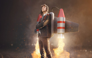 Man with rocket showcasing his ESTP Strengths and Weaknesses